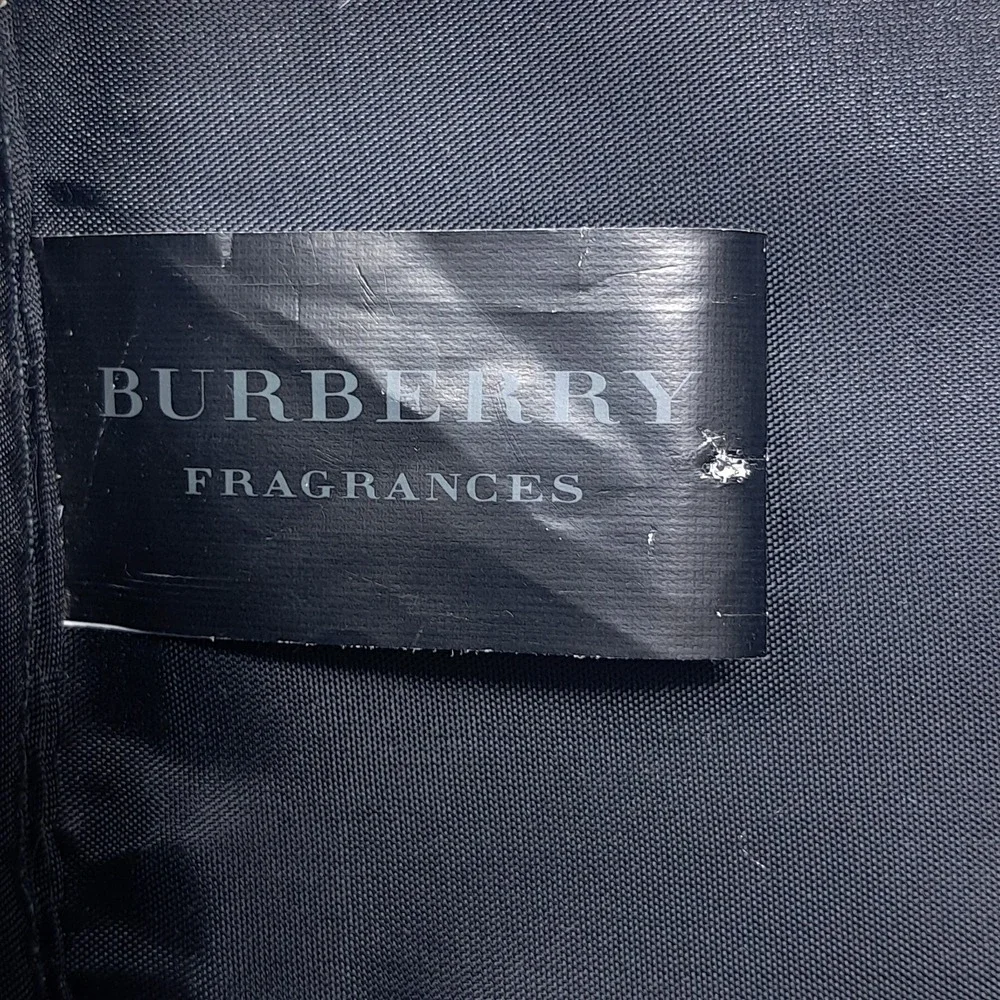 Burberry Fragrances Black  Zip Travel Pouch Toiletry Makeup Bag Small
